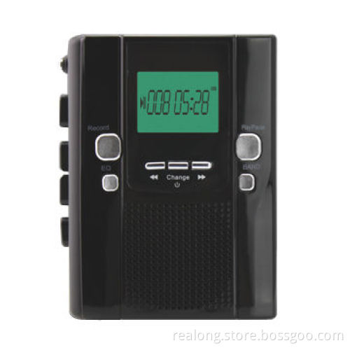 AM/FM radio with cassette recording function